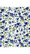 Audrey Dress #1 Shirt Collar 3/4 Sleeve Cotton Stretch (Springfield Flower)