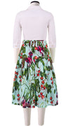 Zelda Skirt Long Length Cotton Musola (Summer Vegetables)