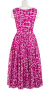 Aster Dress Boat Neck Mini Cap Sleeve Midi Length Cotton Musola (Thorn Branches)