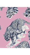 Audrey Dress #4 Shirt Collar 3/4 Sleeve Long Length Cotton Musola (Tiger Toile Ground)